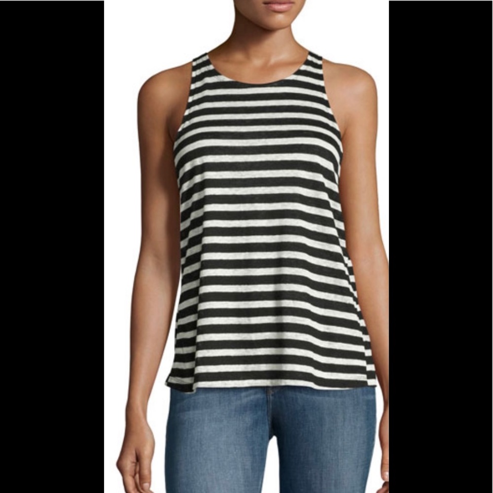 Frame Striped Army Tank Size XS